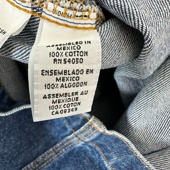 VTG Ralph Lauren Jeans Co Jacket Blue Chore Trucker 90s Barn Medium - Picture 9 of 11